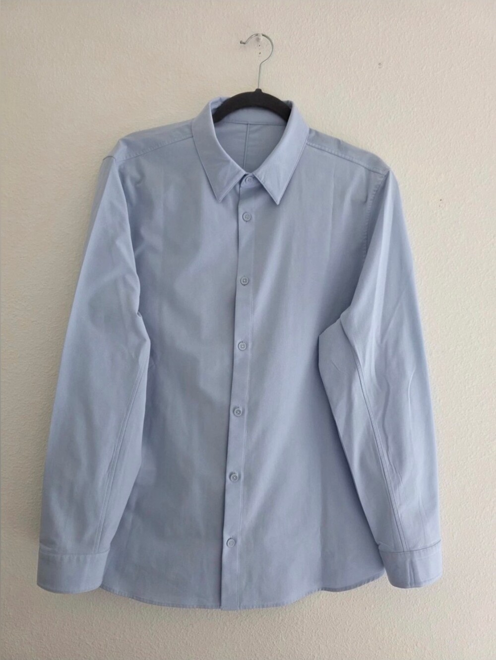 Lululemon Mens Venture Long Sleeve Button Shirt ONE. THING. AT. A. TIME. Sz L-XL